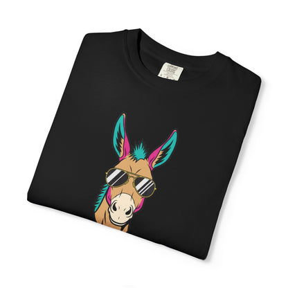 Funny Donkey Head with Glasses T-Shirt