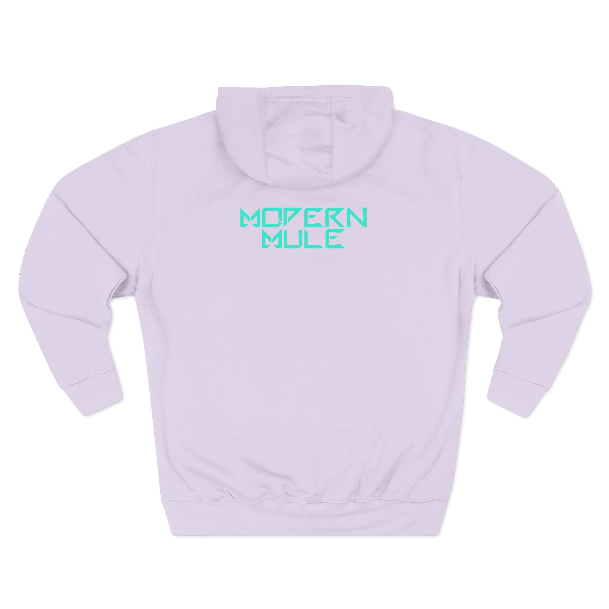 Modern Mule Logo Hoodie — Minimal Graphic Fleece Pullover