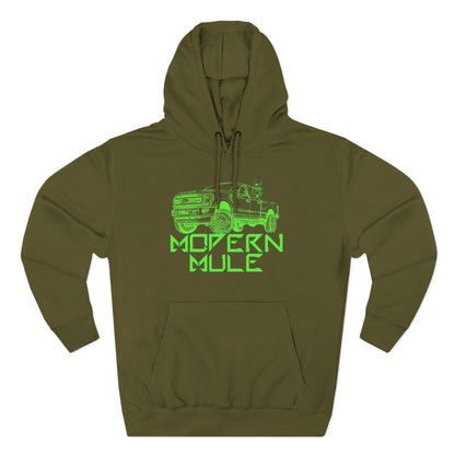 Three-Panel Fleece Hoodie