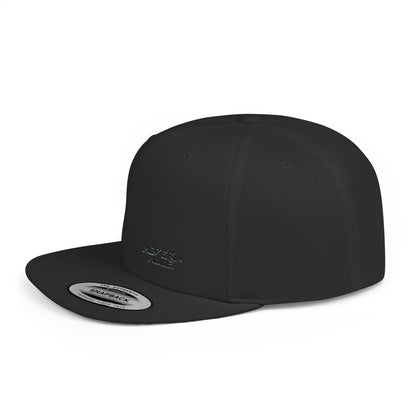 Modern Mule Flat Bill Snapback Hat — Minimal Embroidered Streetwear Cap