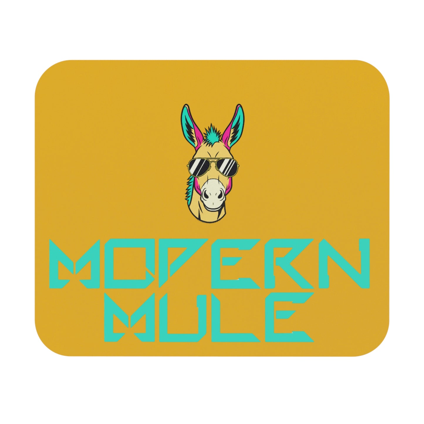 Modern Mule Mouse Pad — Retro Graphic Desk Mat with 'Modern Mule' Text