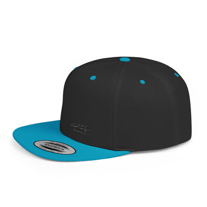 Modern Mule Flat Bill Snapback Hat — Minimal Embroidered Streetwear Cap