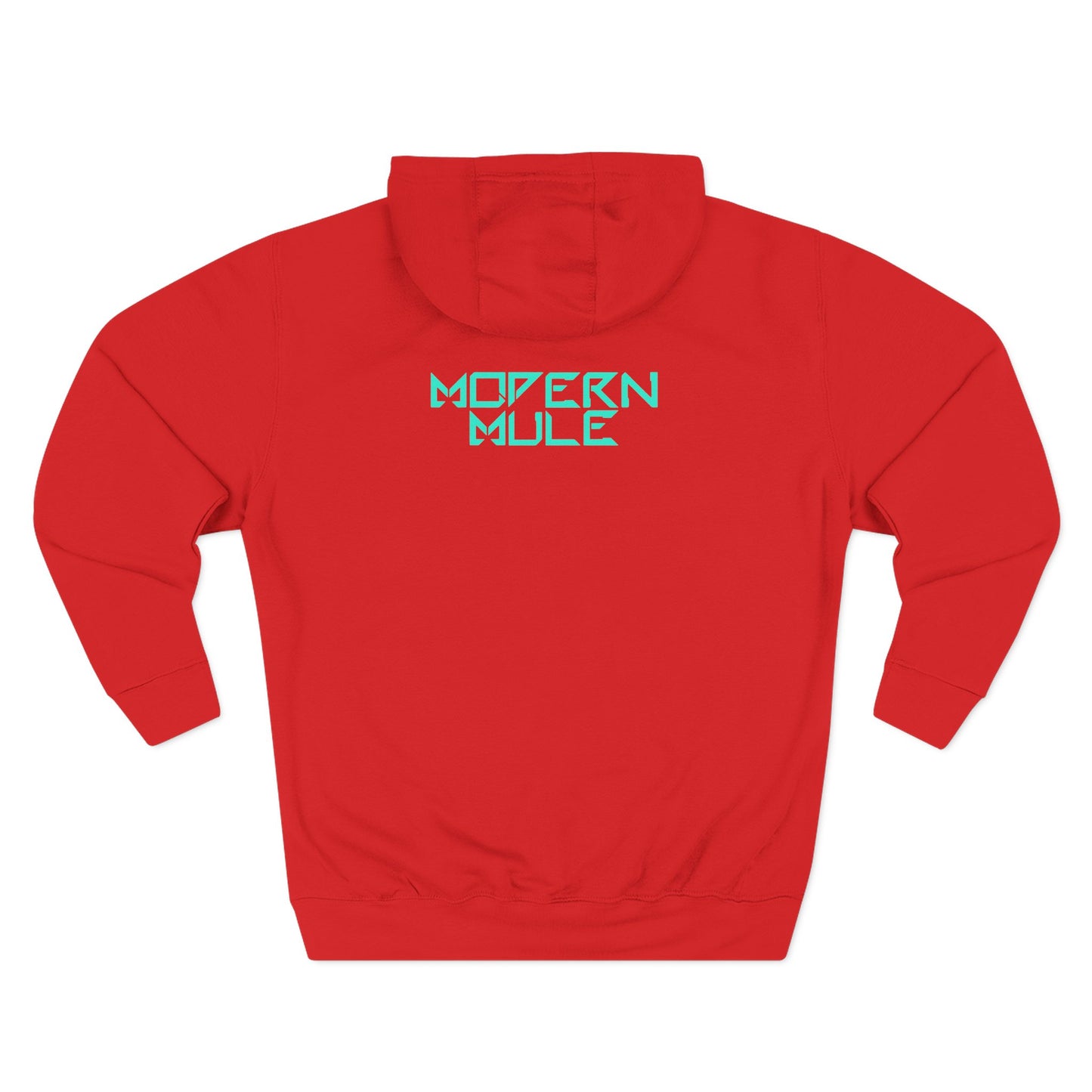 Modern Mule Logo Hoodie — Minimal Graphic Fleece Pullover
