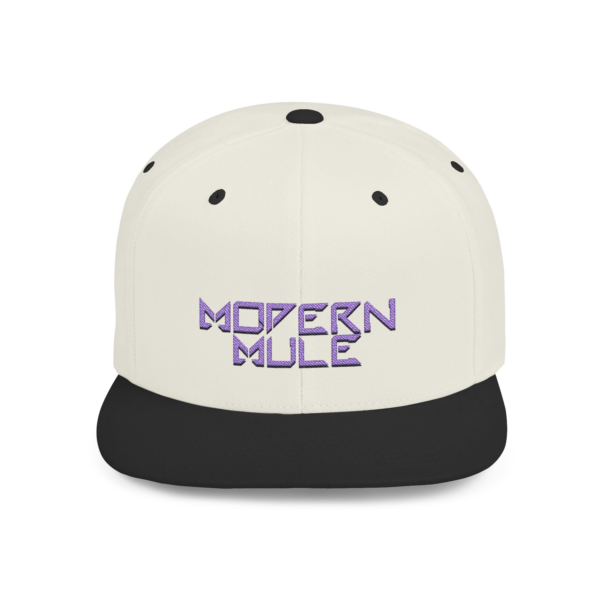 Royal Blue Logo Flat Bill Snapback — mdern mule Hat