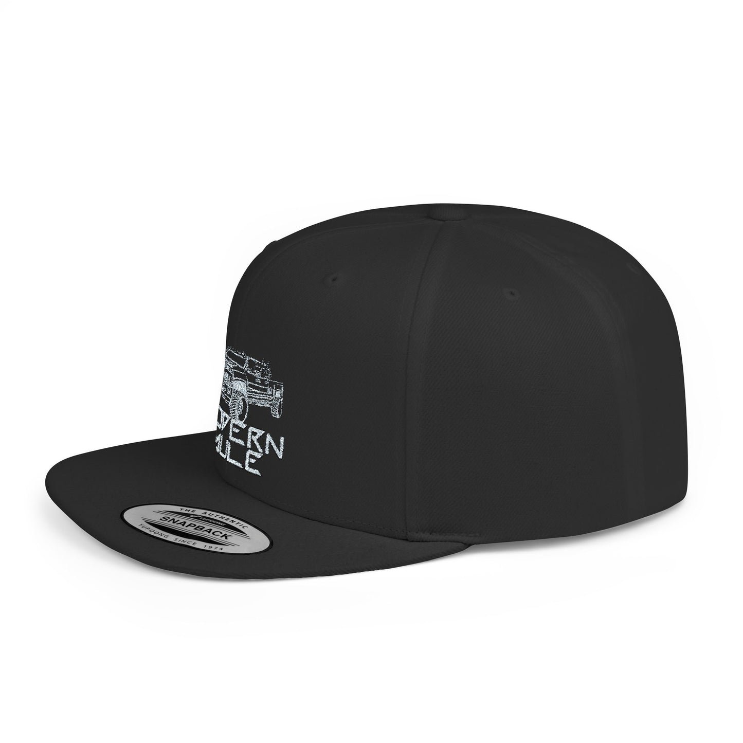 Flat Bill Snapback — "Ford Power Strock" Diesel Horse & Donkey Hat
