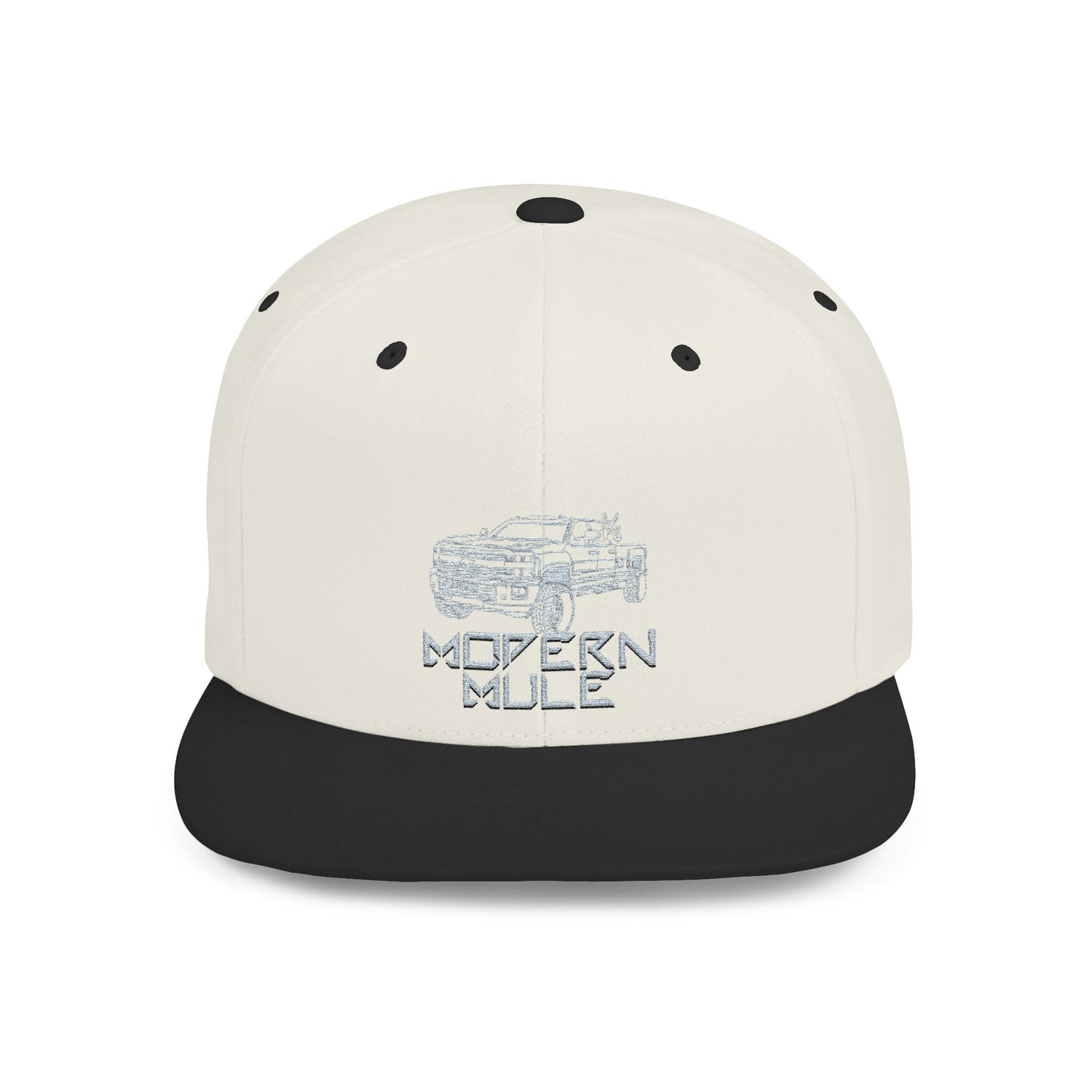 Flat Bill Snapback — "Ford Power Strock" Diesel Horse & Donkey Hat