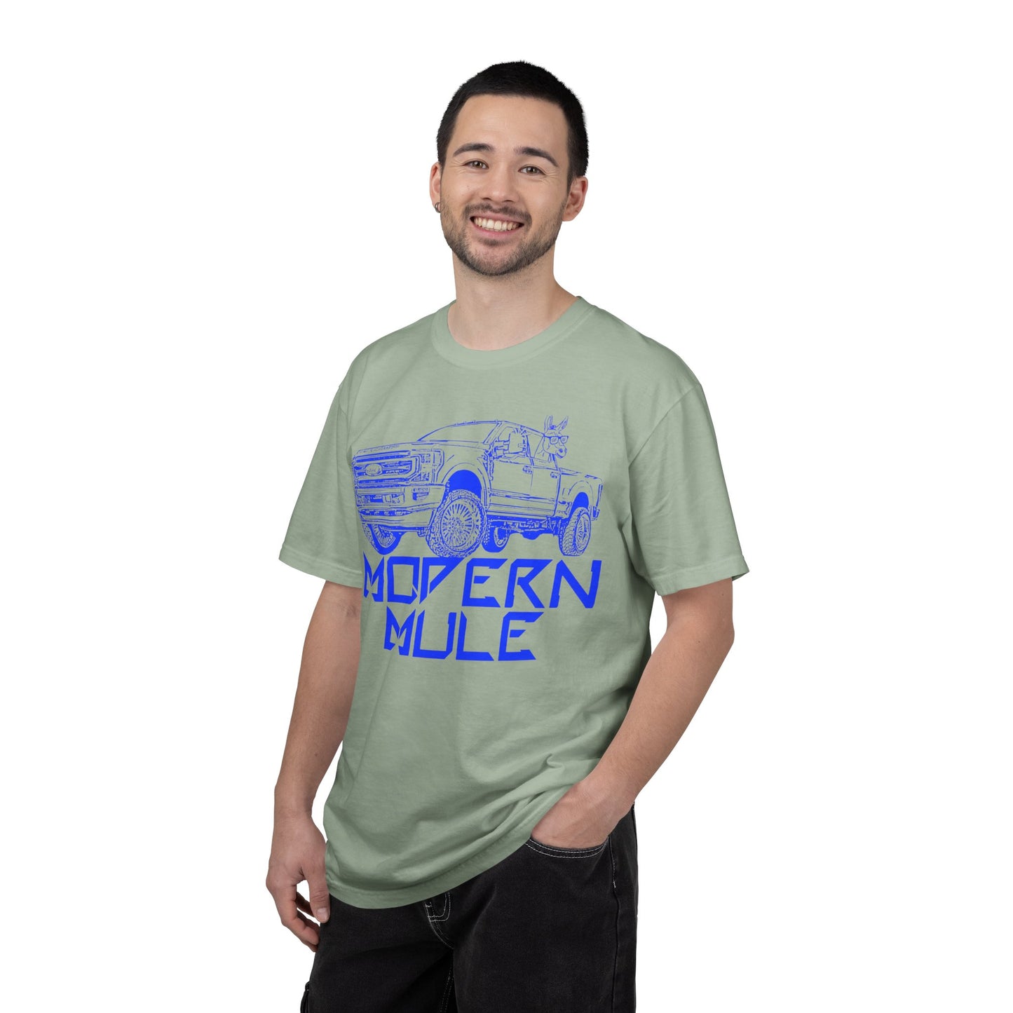 Modern Mule Truck T-Shirt — Crewneck Graphic Tee for Truck Lovers