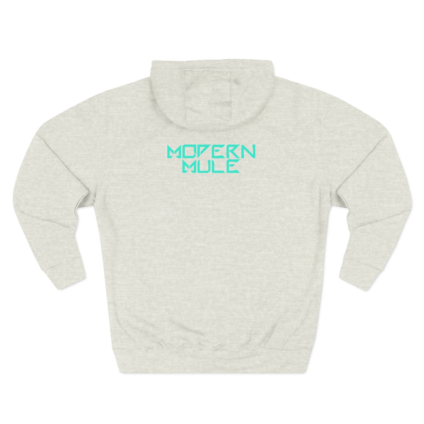 Modern Mule Logo Hoodie — Minimal Graphic Fleece Pullover