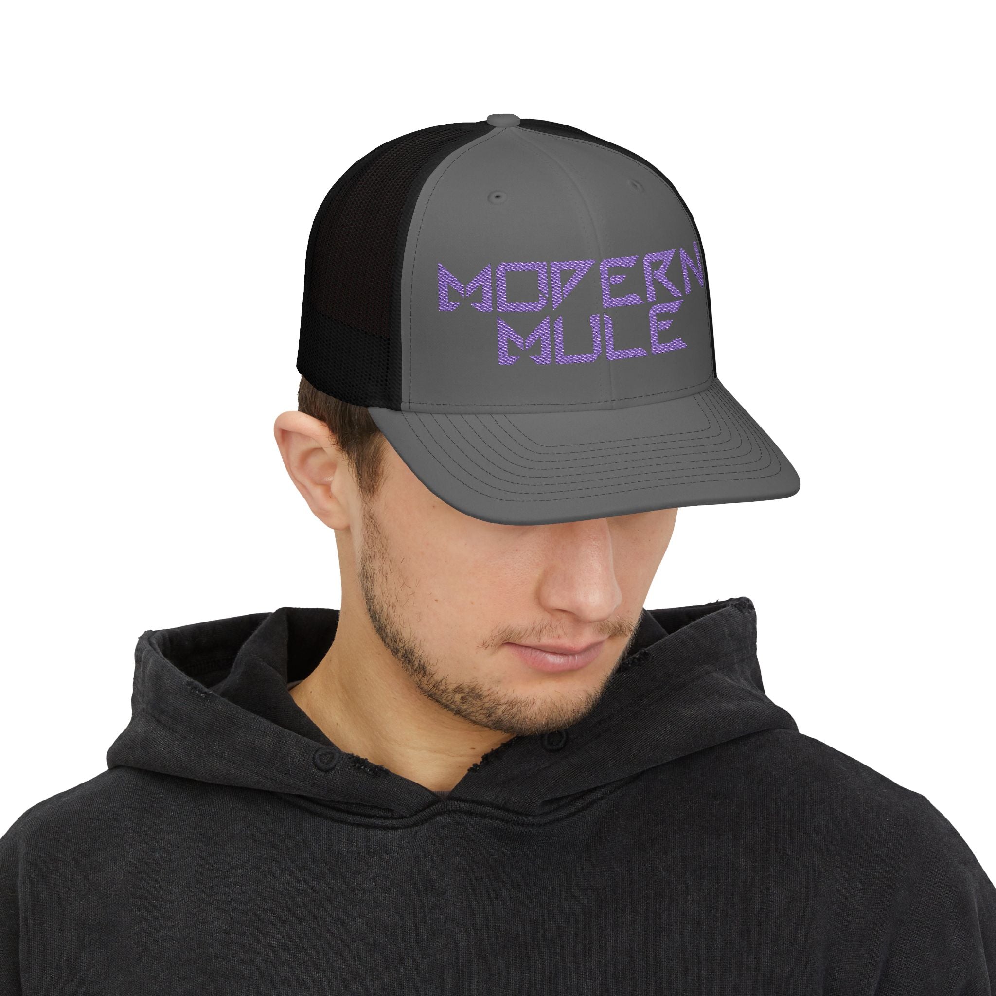 Diesel Enthusiast Blue Logo Trucker Cap (Embroidery)