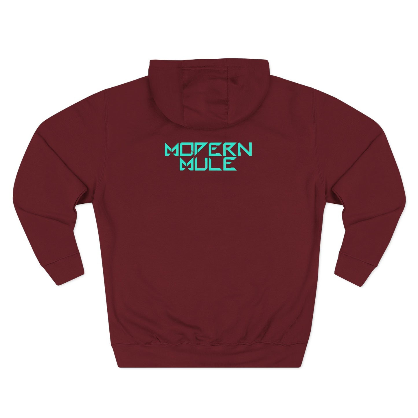 Modern Mule Logo Hoodie — Minimal Graphic Fleece Pullover
