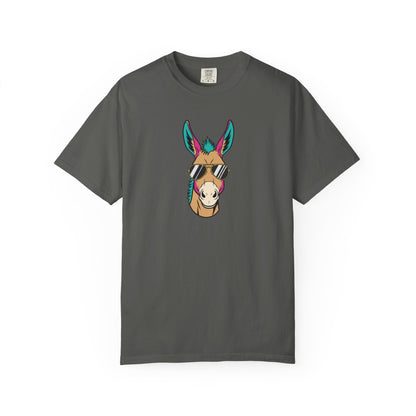 Funny Donkey Head with Glasses T-Shirt
