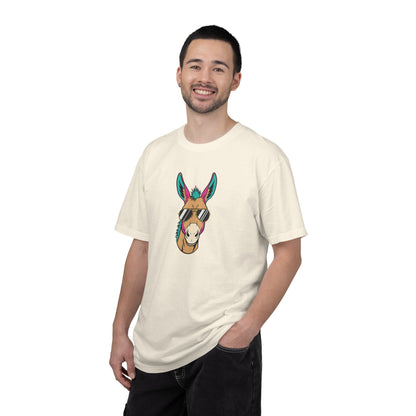 Funny Donkey Head with Glasses T-Shirt