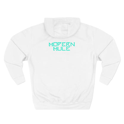 Modern Mule Logo Hoodie — Minimal Graphic Fleece Pullover