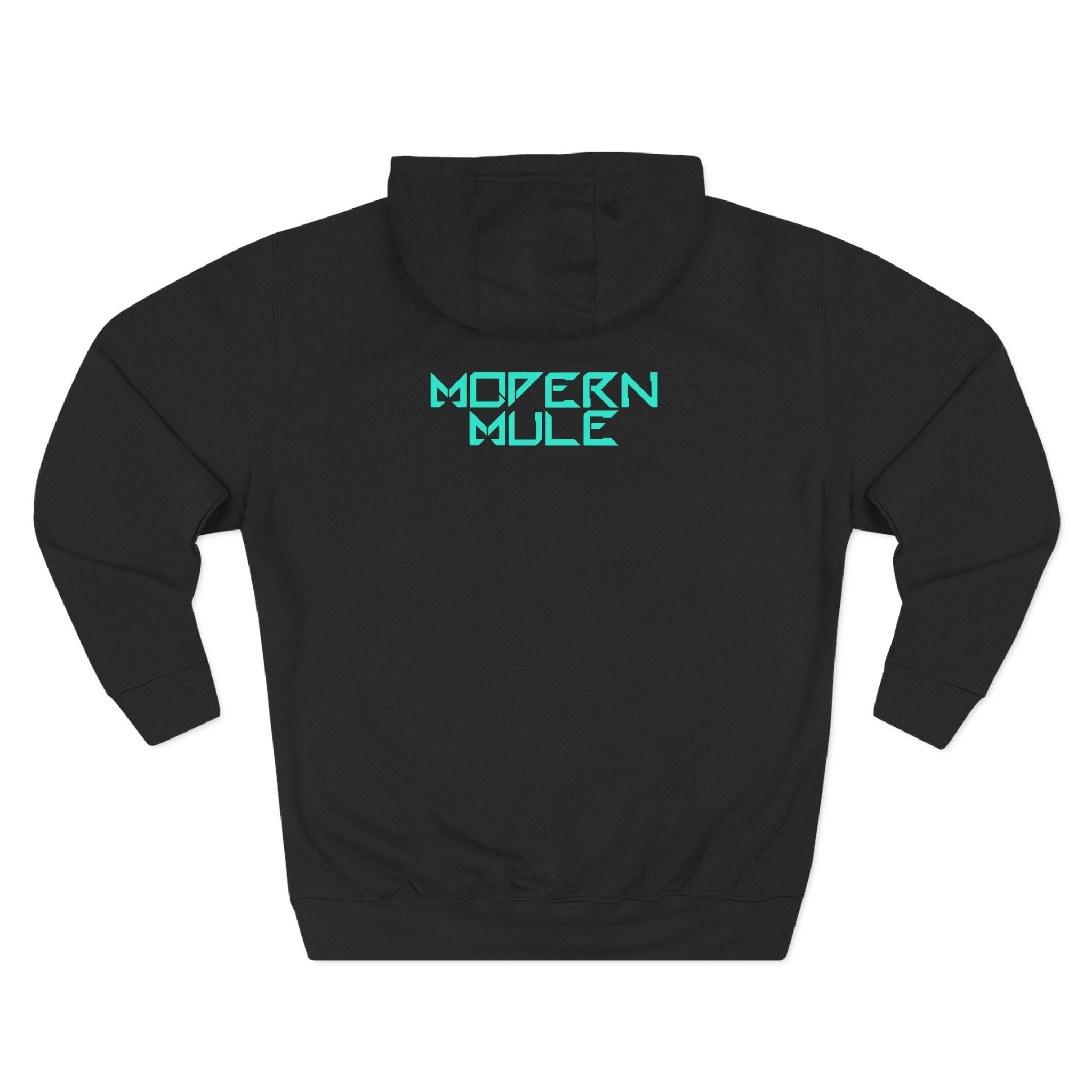 Modern Mule Logo Hoodie — Minimal Graphic Fleece Pullover