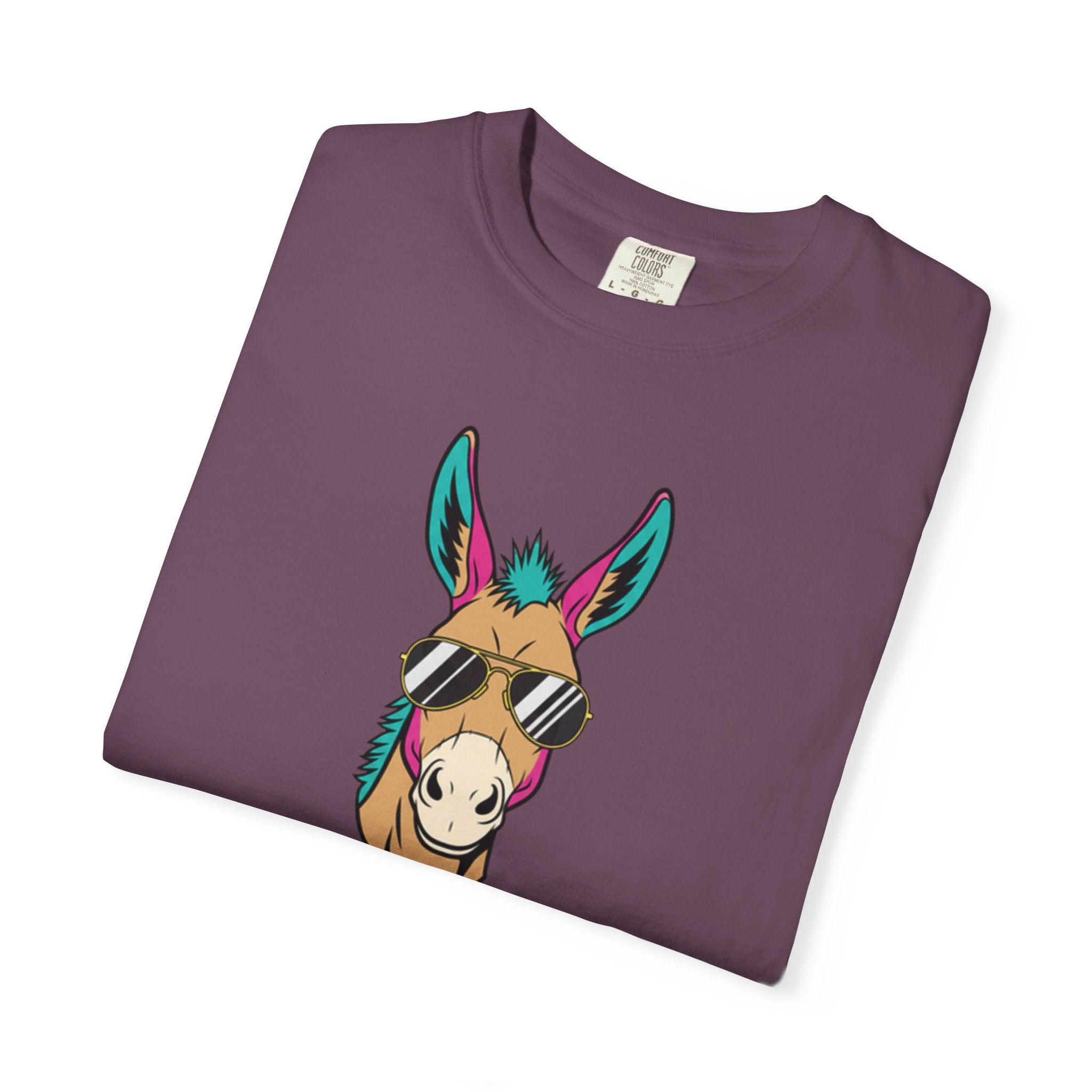 Funny Donkey Head with Glasses T-Shirt