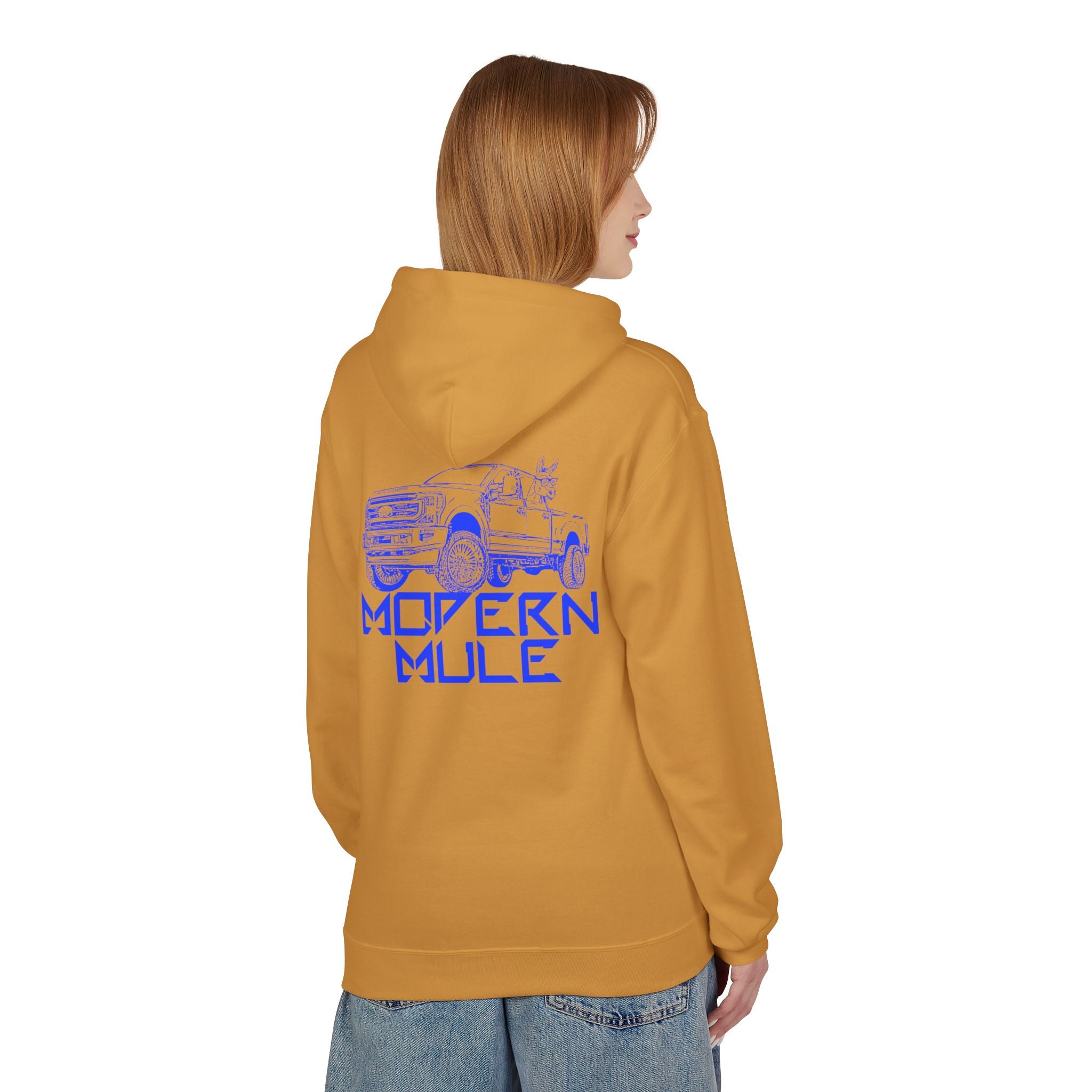 Power Stroke Modern Mule Hoodie — Ford Diesel Fan Pullover