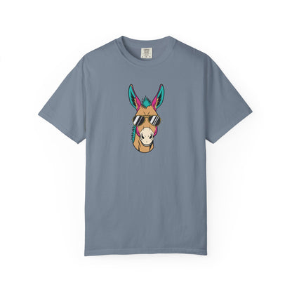 Funny Donkey Head with Glasses T-Shirt