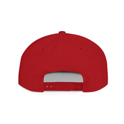 Modern Mule Flat Bill Snapback Hat — Minimal Embroidered Streetwear Cap