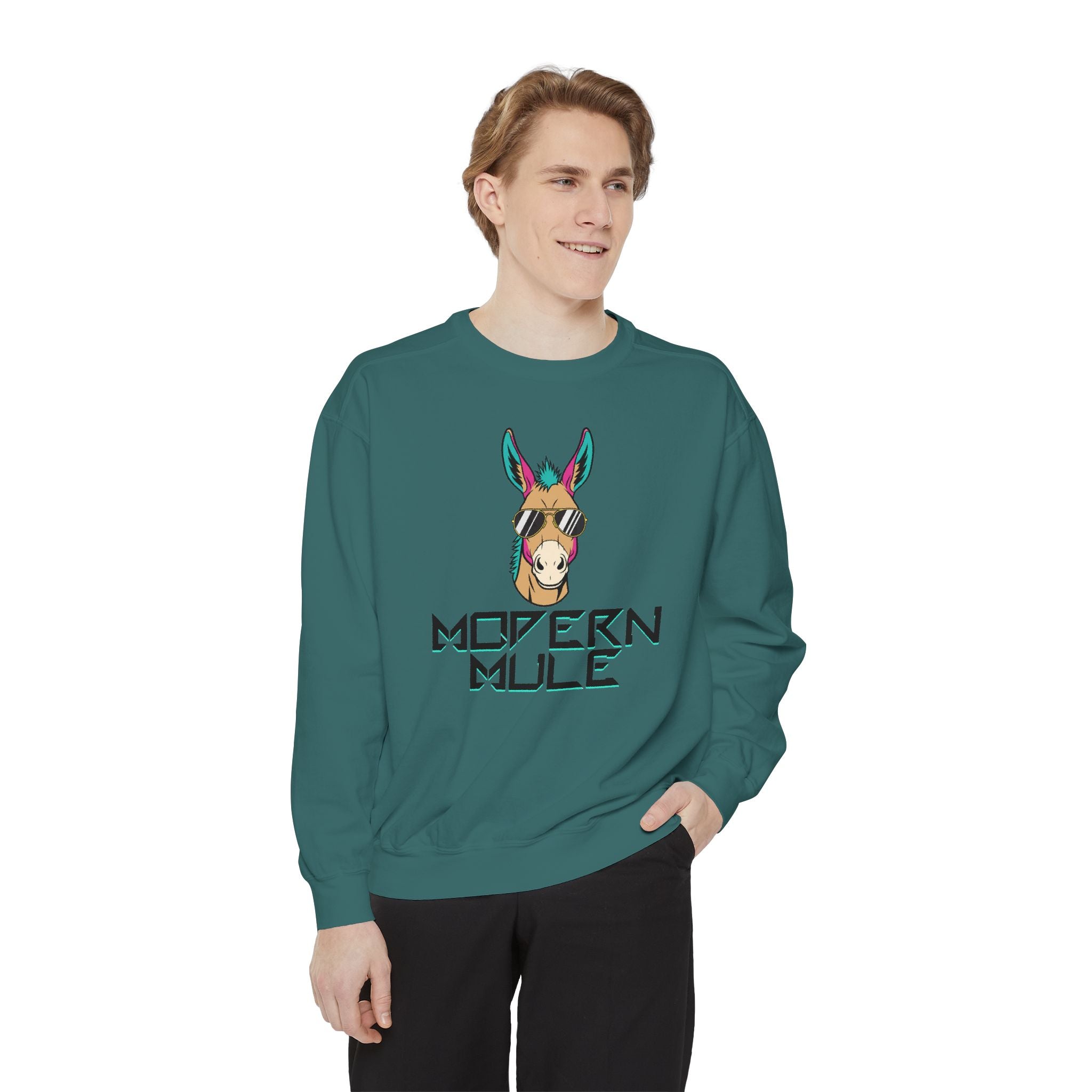 Modern Mule Sweatshirt — Funny Comfy Hoodie Design