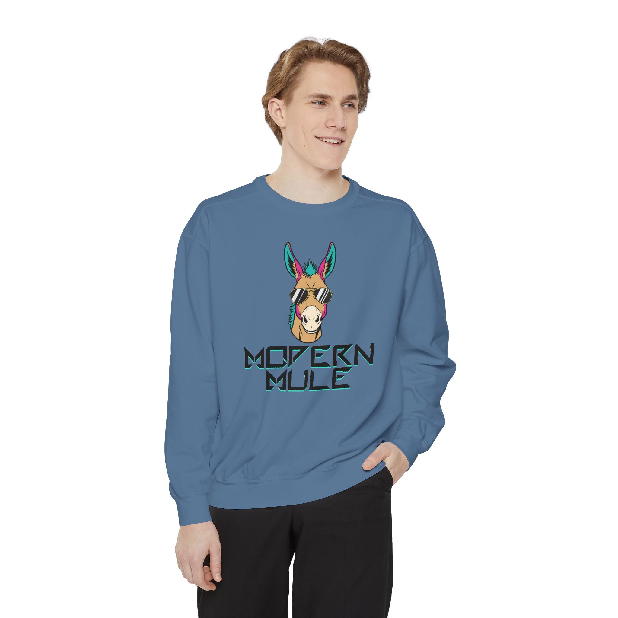 Modern Mule Sweatshirt — Funny Comfy Hoodie Design
