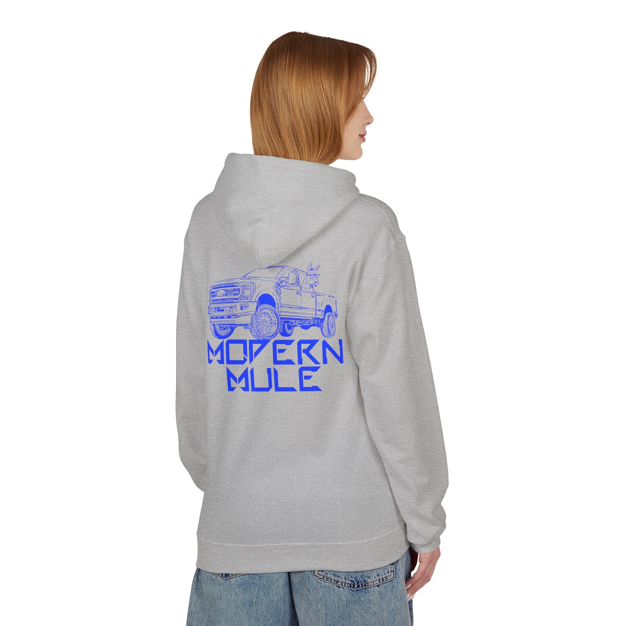 Power Stroke Modern Mule Hoodie — Ford Diesel Fan Pullover