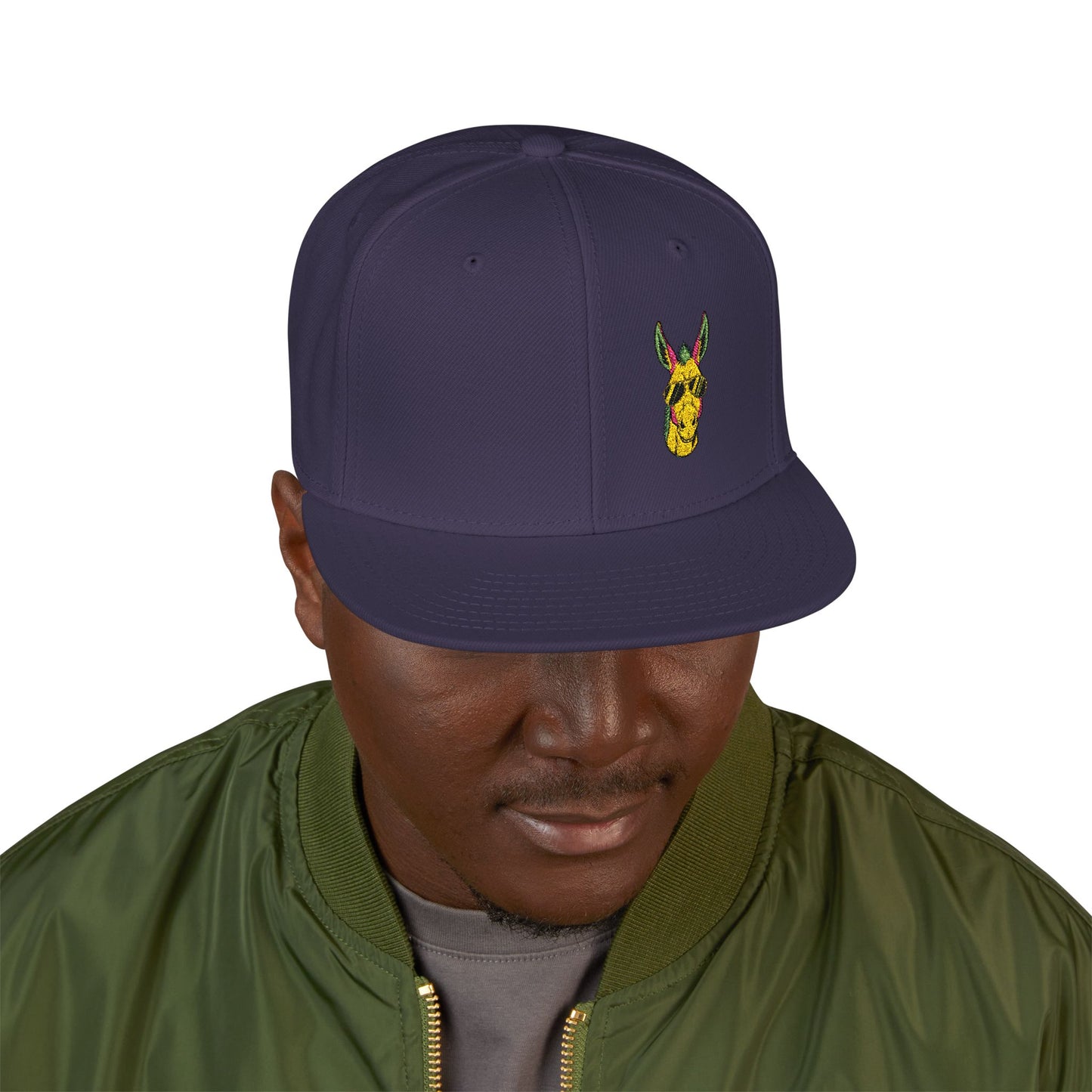 Embroidered Snapback Hat — Modern Mule Logo
